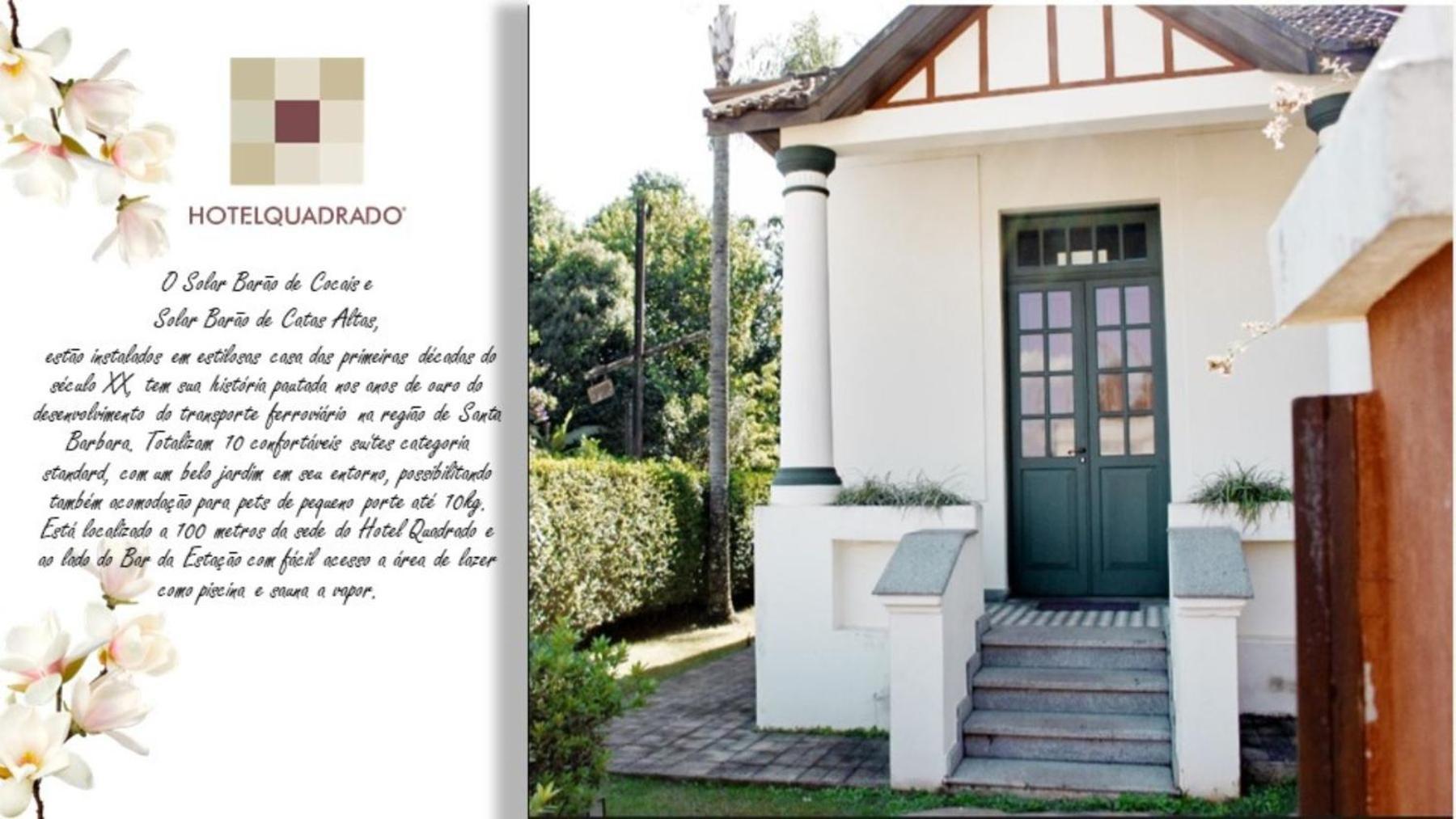 Santa Bárbara Hotel Quadrado מראה חיצוני תמונה